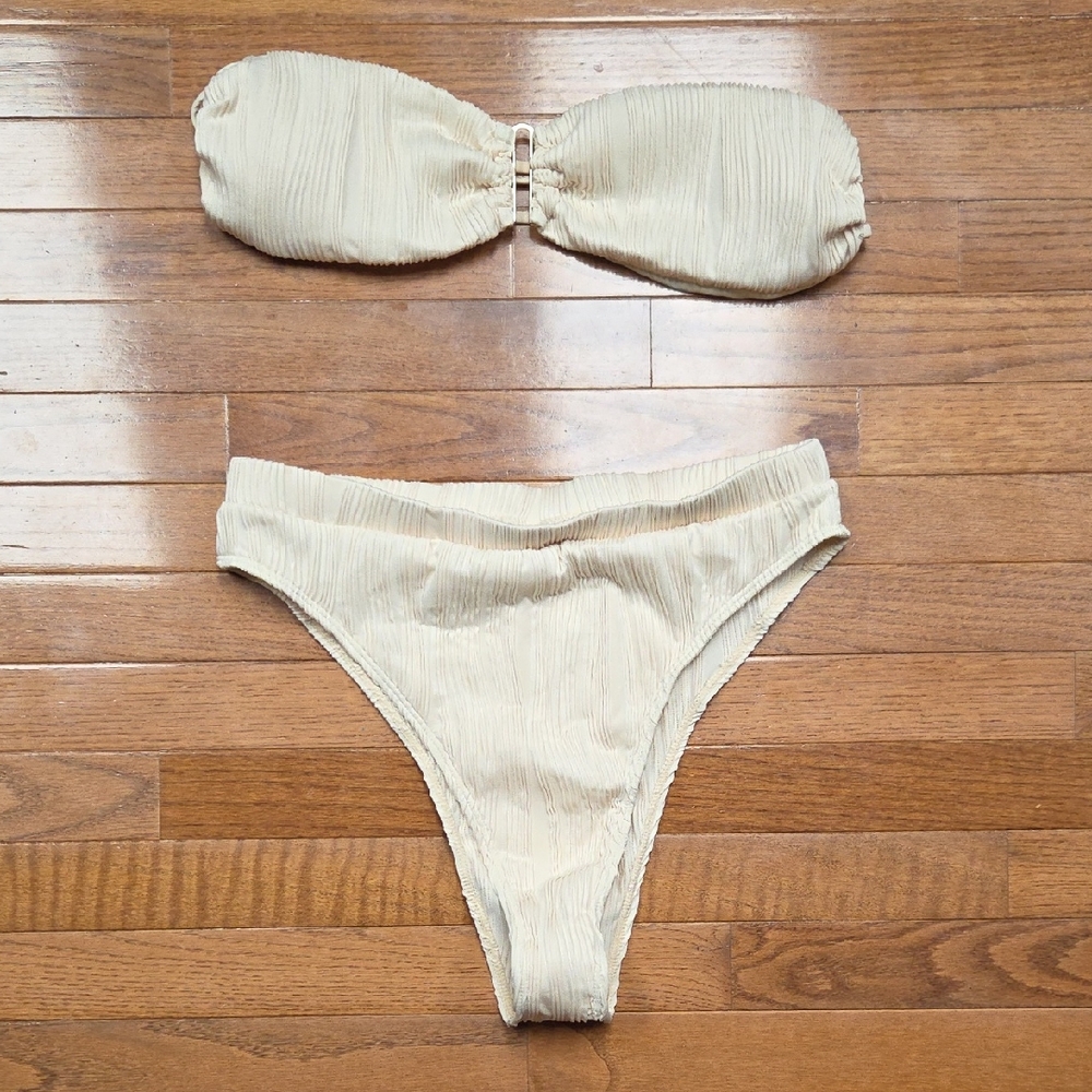 Elegant Cream Bikini Set